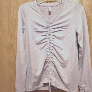 Lilac colored women's loose lightweight top by ideology size S
